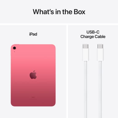iPad 10,9" (10. gen) 256GB WiFi (rosa)