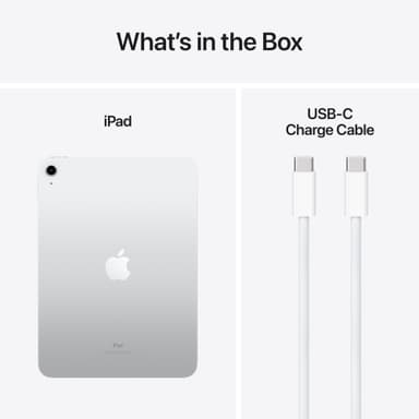 iPad 10,9" (10. gen) 64GB WiFi (sølv)