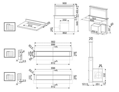 Smeg Ventilator KDD90CNE2