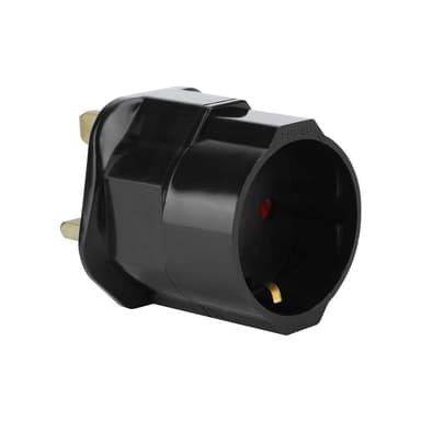 4x Socket Adapter Travel Converter (uk type g til eu)