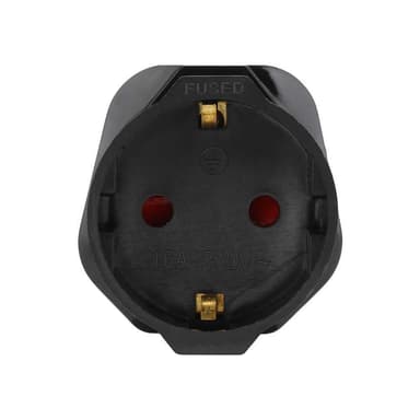 4x Socket Adapter Travel Converter (uk type g til eu)