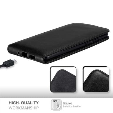 Huawei P10 LITE deksel flip cover (svart)