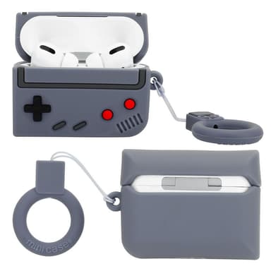 TPU AirPod etui Veske (grå)