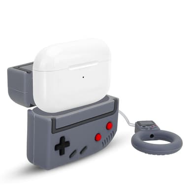 TPU AirPod etui Veske (grå)