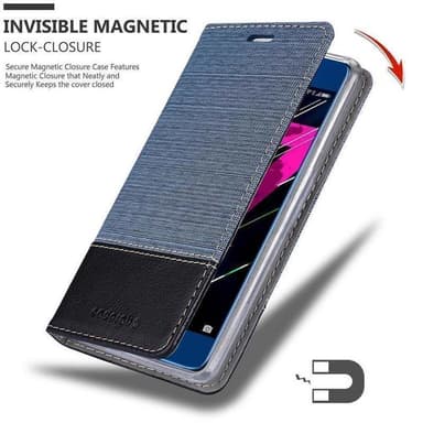 Honor 9 lommebokdeksel etui (blå)
