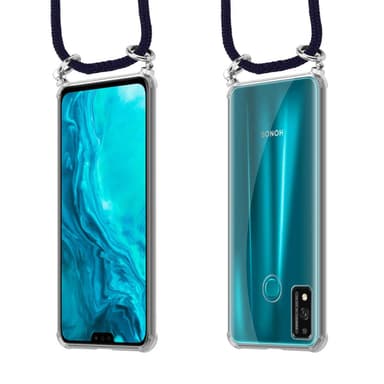 Honor 9X LITE Deksel med Halskjede (blå)