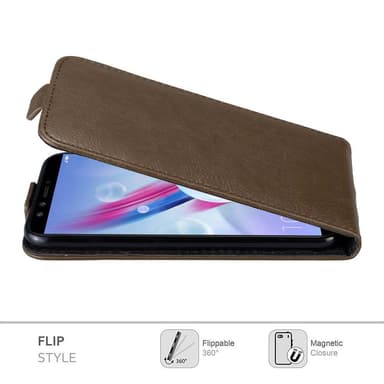 Honor 9 LITE deksel flip cover (brun)