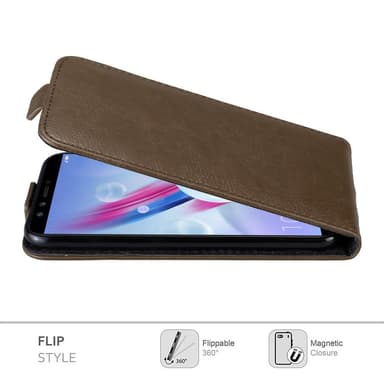 Honor 9 LITE deksel flip cover (brun)