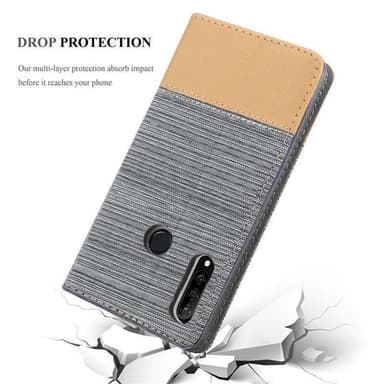 Huawei P30 LITE lommebokdeksel etui (grå)