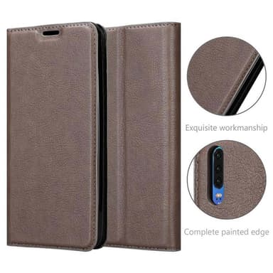 lommebokdeksel Huawei P30 case (brun)