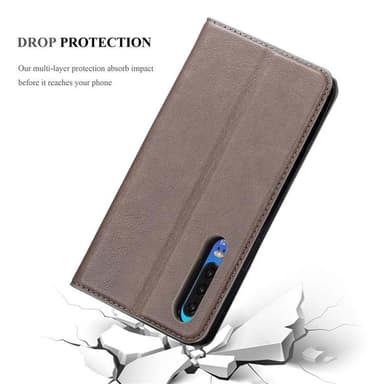 lommebokdeksel Huawei P30 case (brun)