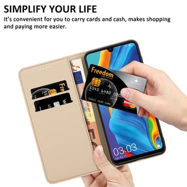 Huawei P30 LITE lommebokdeksel etui (svart)