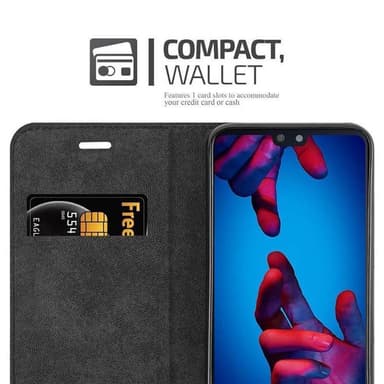 lommebokdeksel Huawei P20 case (rød)