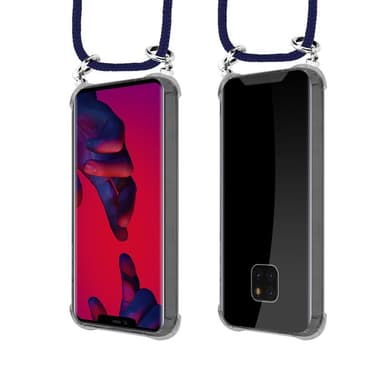 Huawei MATE 20 PRO Deksel med Halskjede (blå)