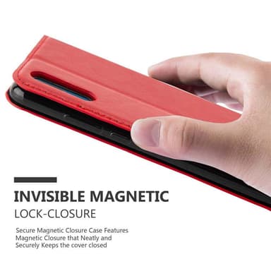 lommebokdeksel Huawei P20 case (rød)