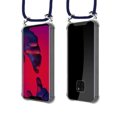 Huawei MATE 20 PRO Deksel med Halskjede (blå)