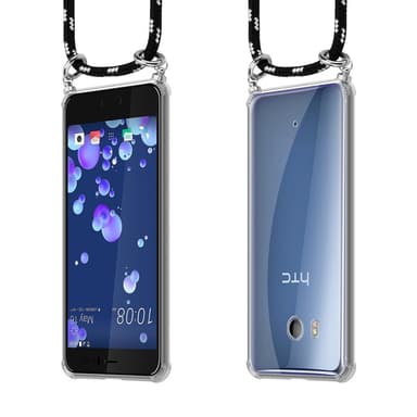 HTC OCEAN / U11 Deksel med Halskjede (svart)