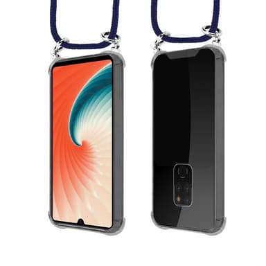 Huawei MATE 20 Deksel med Halskjede (blå)