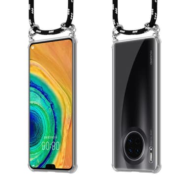 Huawei MATE 30 Deksel med Halskjede (svart)
