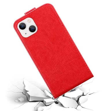 iPhone 14 deksel flip cover (rød)