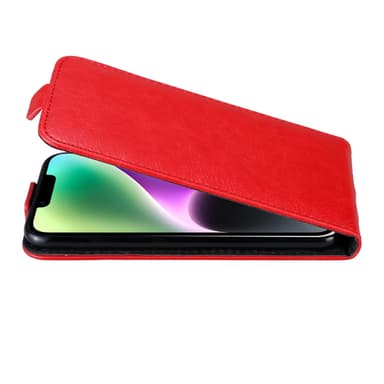 iPhone 14 deksel flip cover (rød)