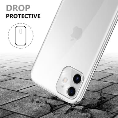 iPhone 11 Deksel 360 Case Cover (gjennomsiktig)