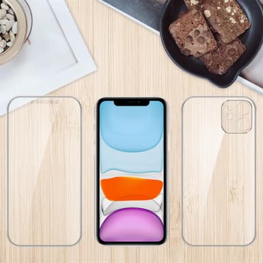 iPhone 11 Deksel 360 Case Cover (gjennomsiktig)