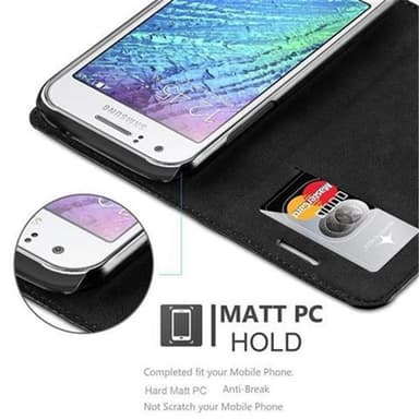 lommebokdeksel Samsung Galaxy J1 2015 case (svart)