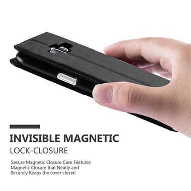 lommebokdeksel Samsung Galaxy J1 2015 case (svart)