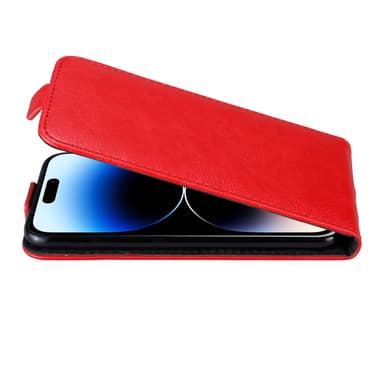 iPhone 14 PRO MAX deksel flip cover (rød)
