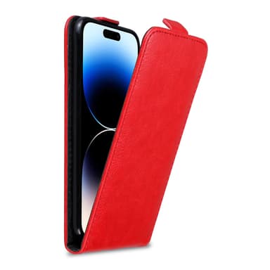 iPhone 14 PRO MAX deksel flip cover (rød)