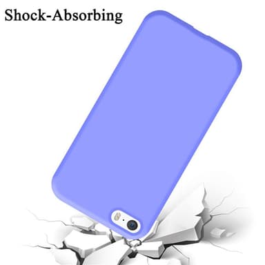 iPhone 5 / 5S / SE 2016 silikondeksel case (lilla)