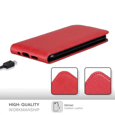 iPhone 13 Deksel Flip Case (rød)