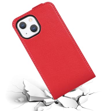 iPhone 13 Deksel Flip Case (rød)