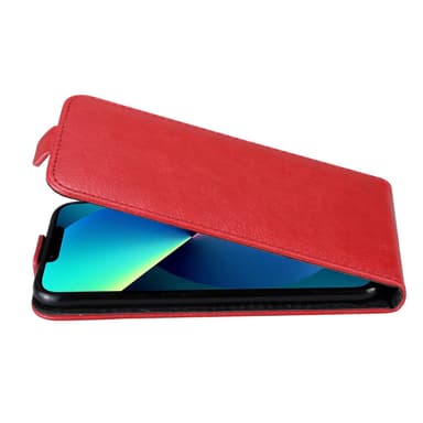 iPhone 13 Deksel Flip Case (rød)
