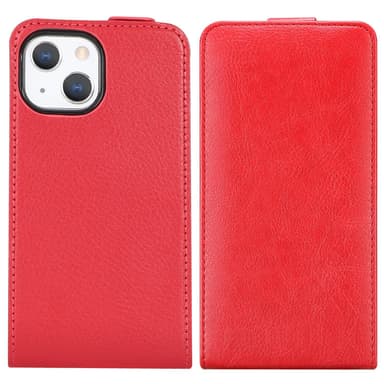 iPhone 13 Deksel Flip Case (rød)