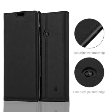 lommebokdeksel Nokia Lumia 520 / 521 case (svart)