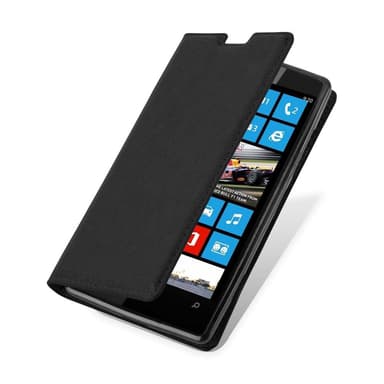 lommebokdeksel Nokia Lumia 520 / 521 case (svart)