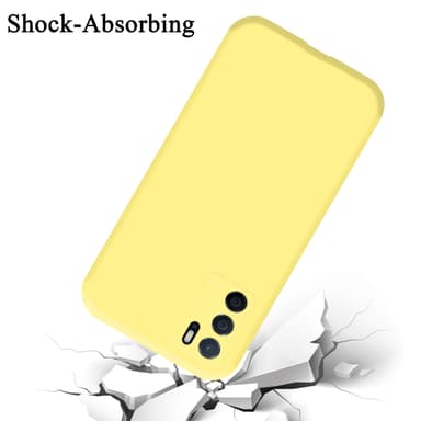 Oppo A16s / A54s silikondeksel case (gul)