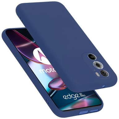 Motorola EDGE 30 PRO / EDGE+ silikondeksel case (blå)