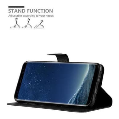 Samsung Galaxy S8 PLUS lommebokdeksel etui (svart)