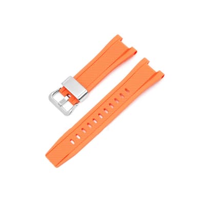 Klokkebånd med sølvspenne for Casio GST-W300G/GST-W300/GST-S300G/GST-S300 Oransje