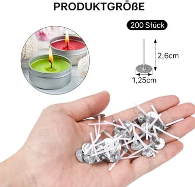 200-delers tettvevde lysvekesett