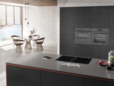 Miele Platetopp med integrert ventilasjon KMDA 7676 FL-U BlackPerfection