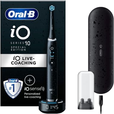 Oral-B iO 10 elektrisk tannbørste 387132 (Cosmic Black)
