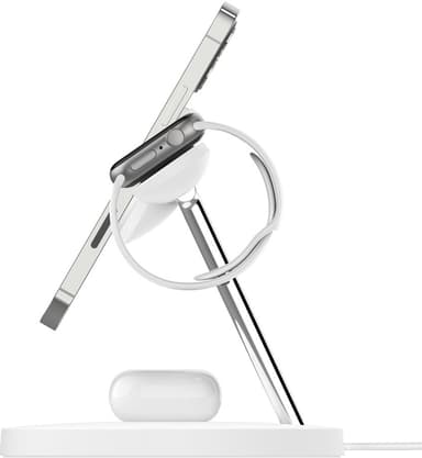 Belkin 3-i-1 MagSafe Compatible Qi2 lader, 15W