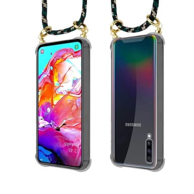 Samsung Galaxy A70 / A70s Deksel med Halskjede (brun)