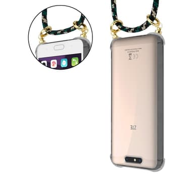 ZTE Blade V8 Deksel med Halskjede (brun)