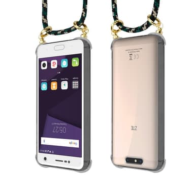 ZTE Blade V8 Deksel med Halskjede (brun)