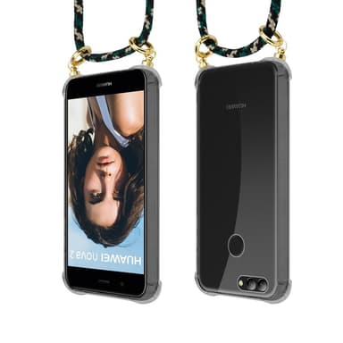 Huawei NOVA 2 Deksel med Halskjede (brun)